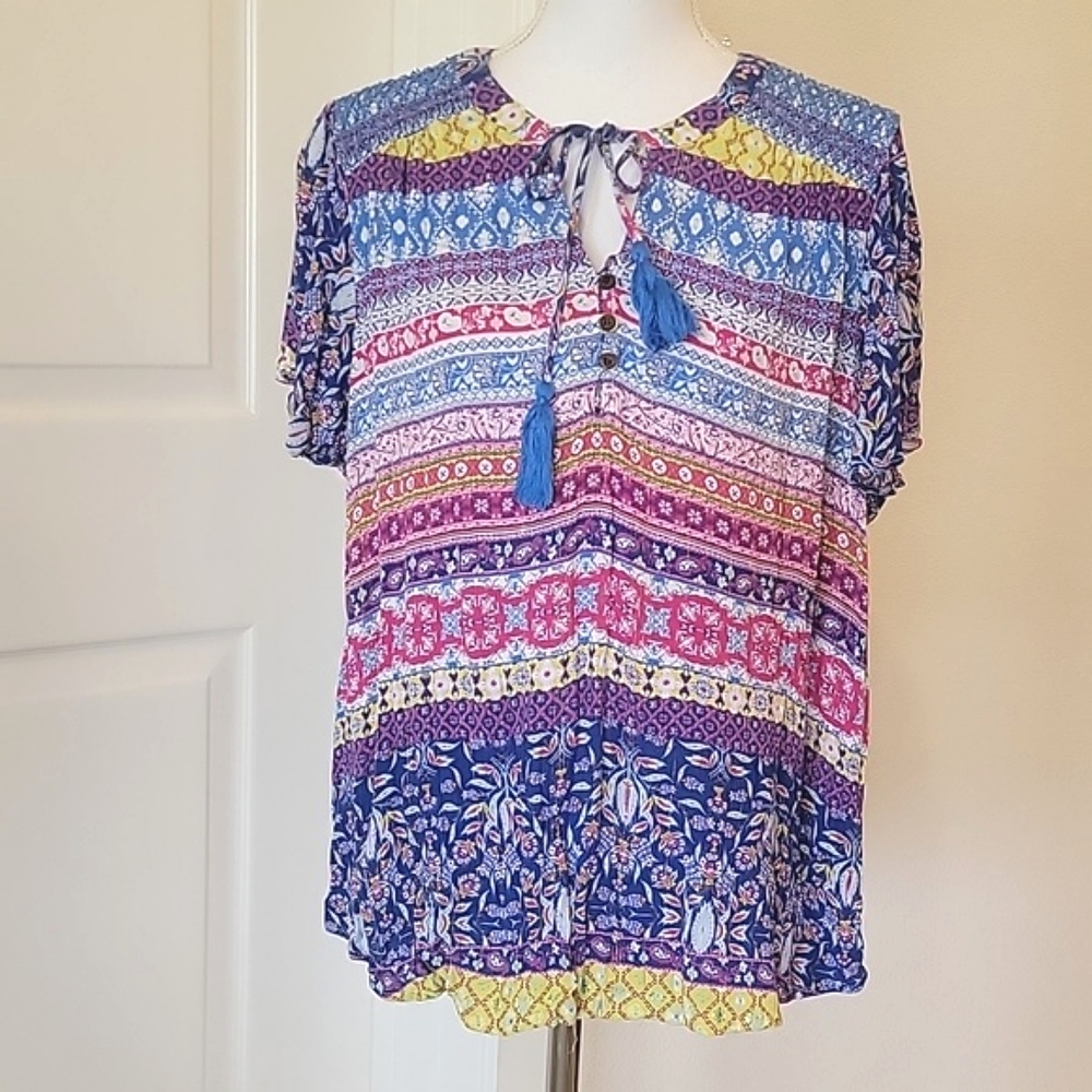 🍃 Live & Let Live womens top shirt 3X